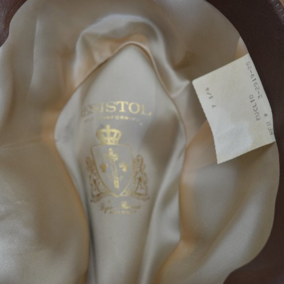 VINTAGE Resistol Self Conforming Corduroy Fedora Hat Euclid Size 7 1/4 main image 11